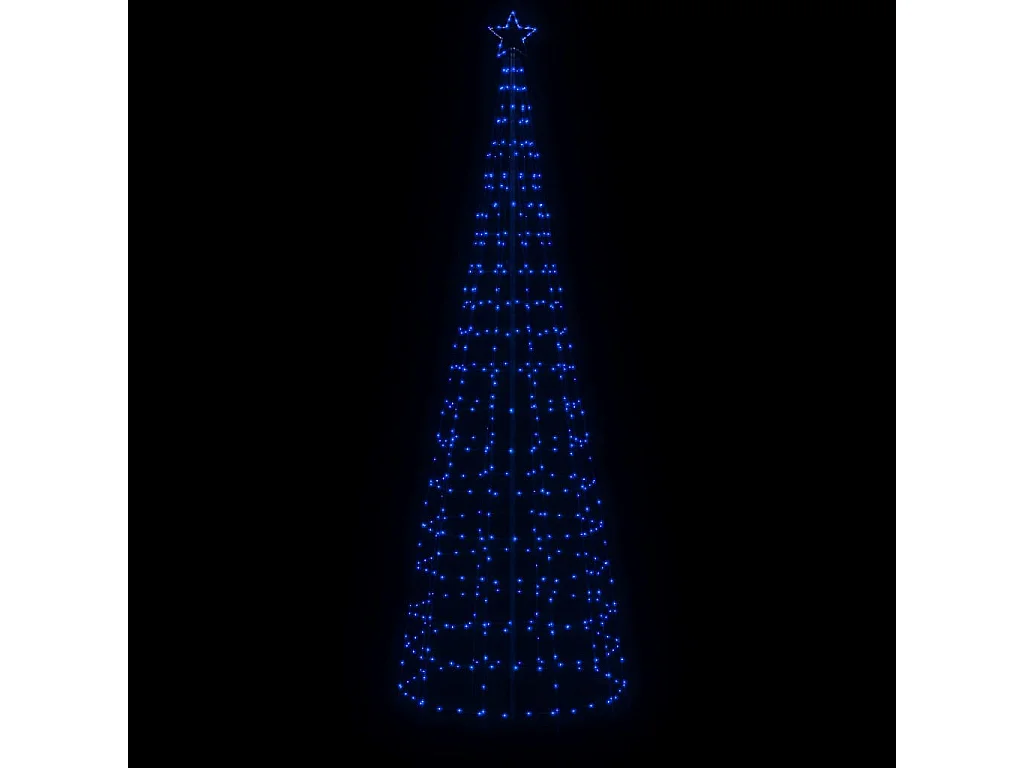 Albero di Natale a LED con punte 570 LED blu 300 cm
