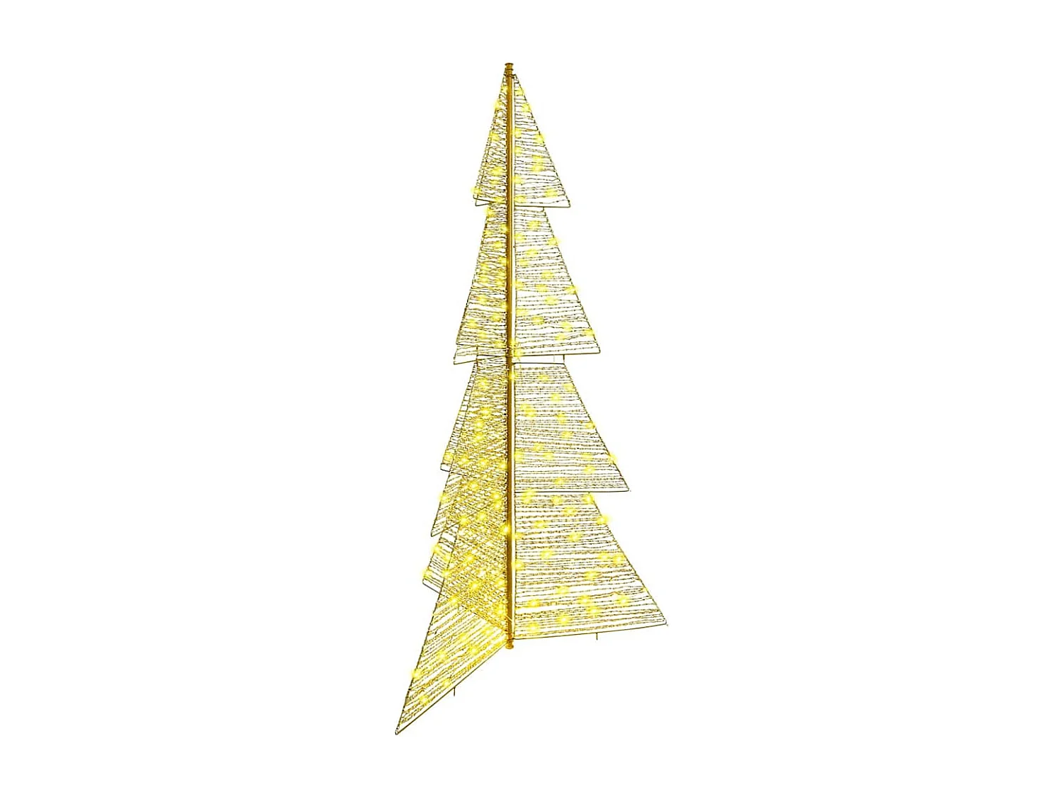 Kerstboom met 240 LED's Warm Wit 180 cm PET