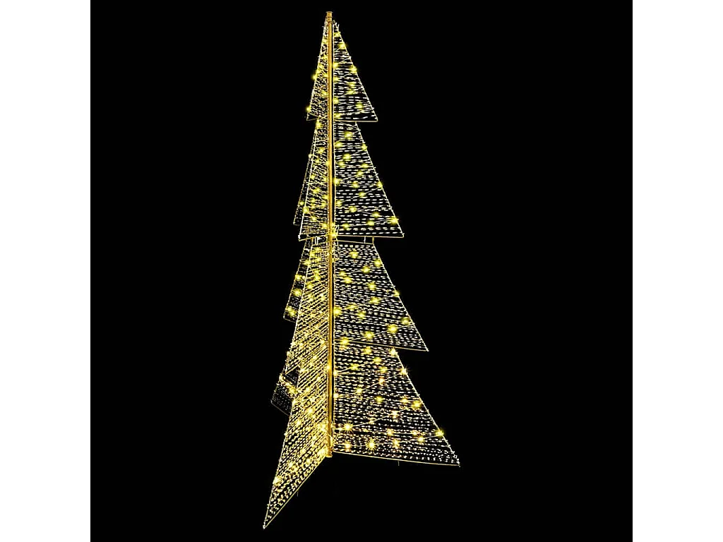Kerstboom met 240 LED's Warm Wit 180 cm PET