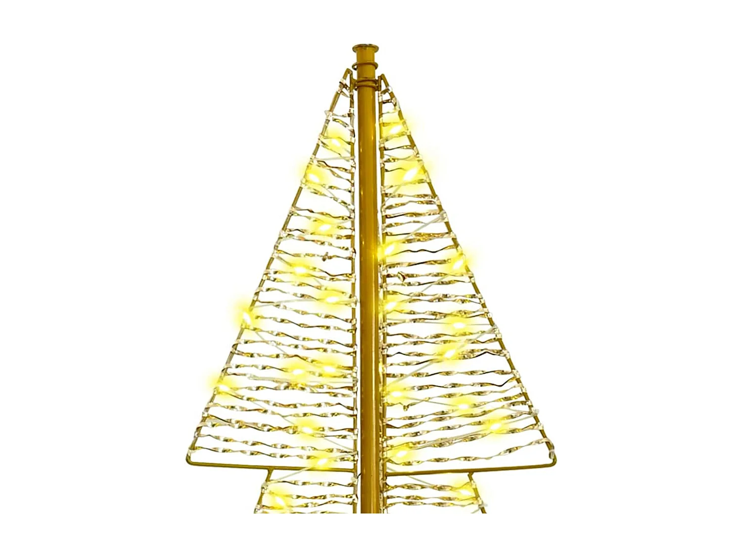 Kerstboom met 240 LED's Warm Wit 180 cm PET