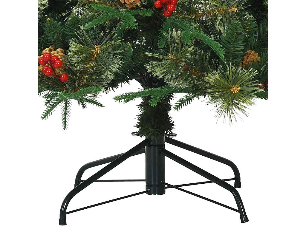 Sapin de Noël Artificiel à Branches Articulées Vert 210 cm