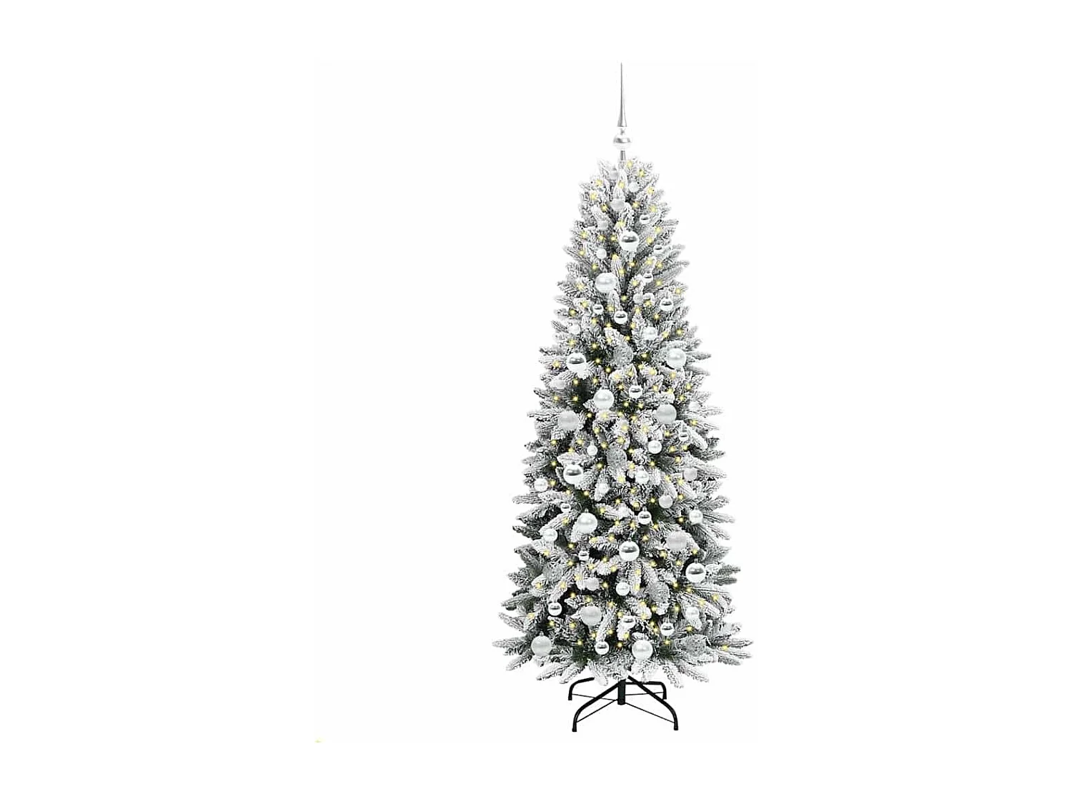 Albero di Natale artificiale con 300 LED Bianco 73 x 73 x 180 cm