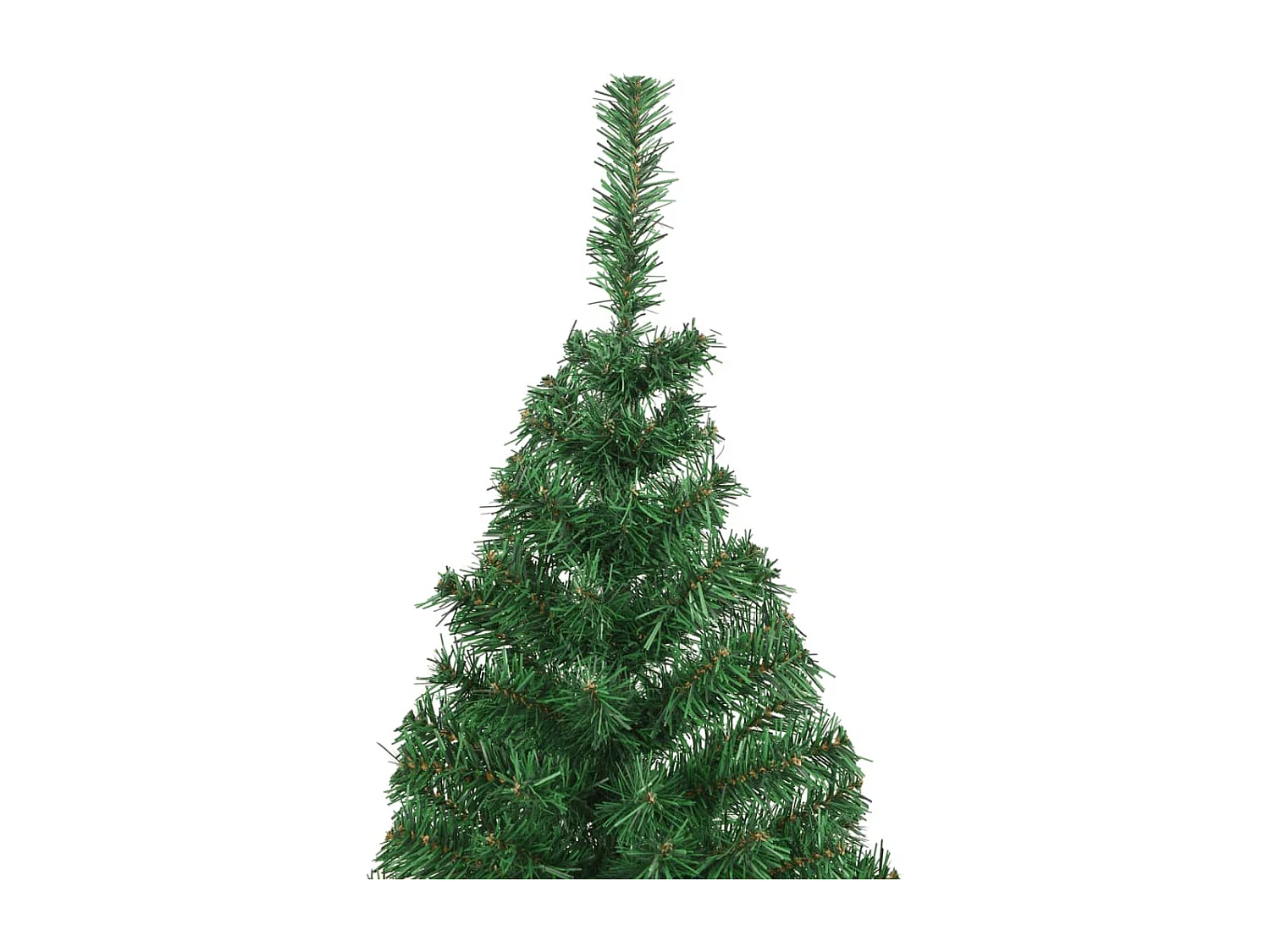 Albero di Natale artificiale con rami spessi verde 180 cm PVC