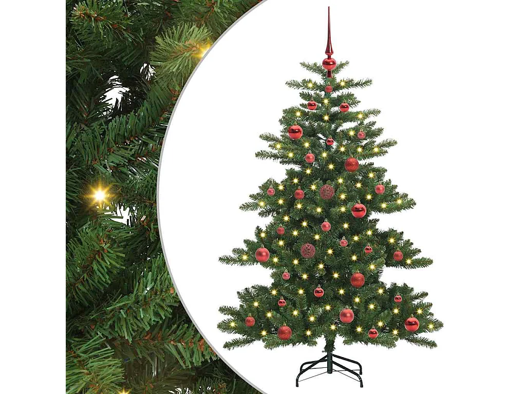 Künstlicher Weihnachtsbaum mit beweglichen Zweigen 150 cm PVC