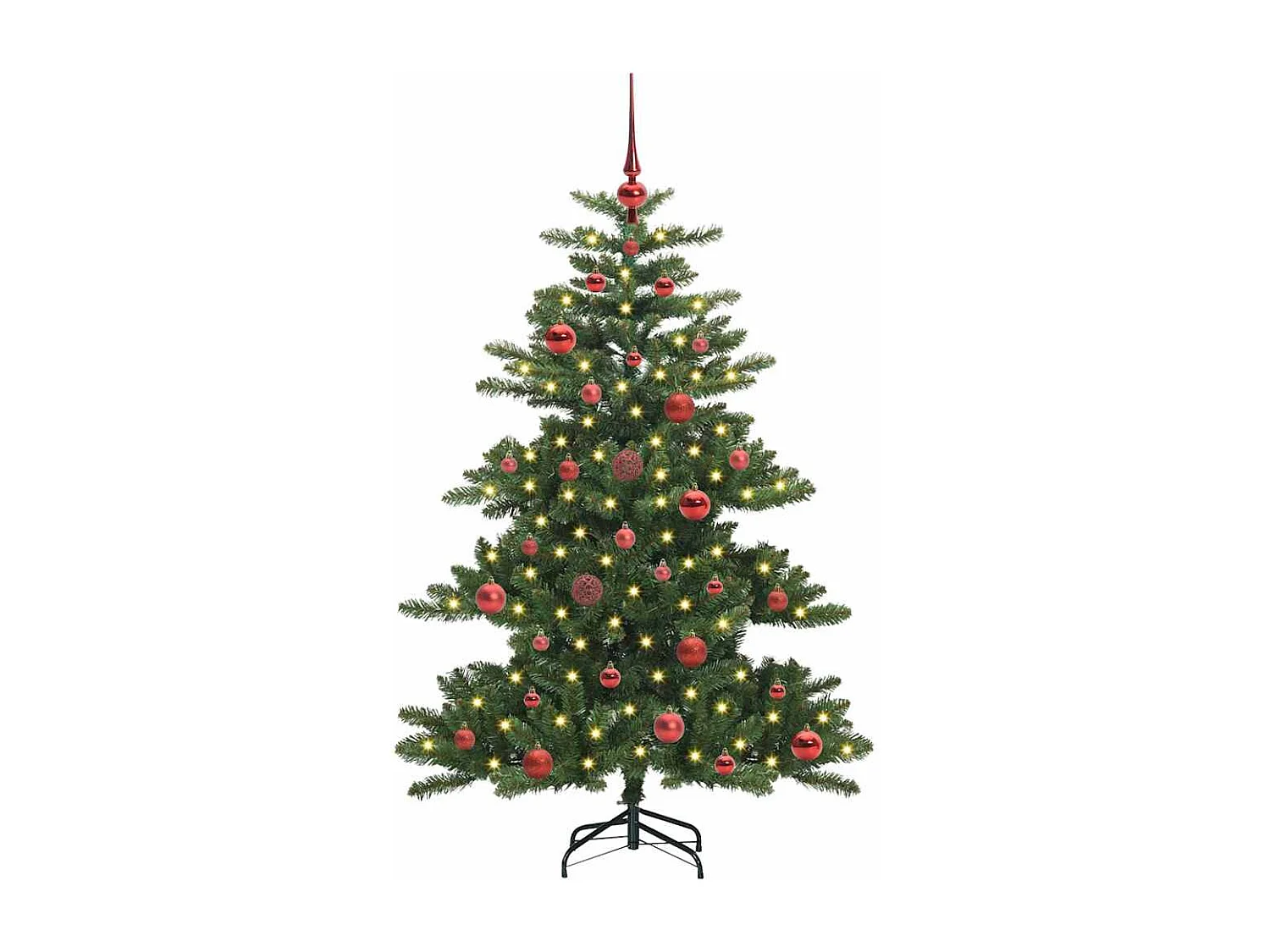 Künstlicher Weihnachtsbaum mit beweglichen Zweigen 150 cm PVC