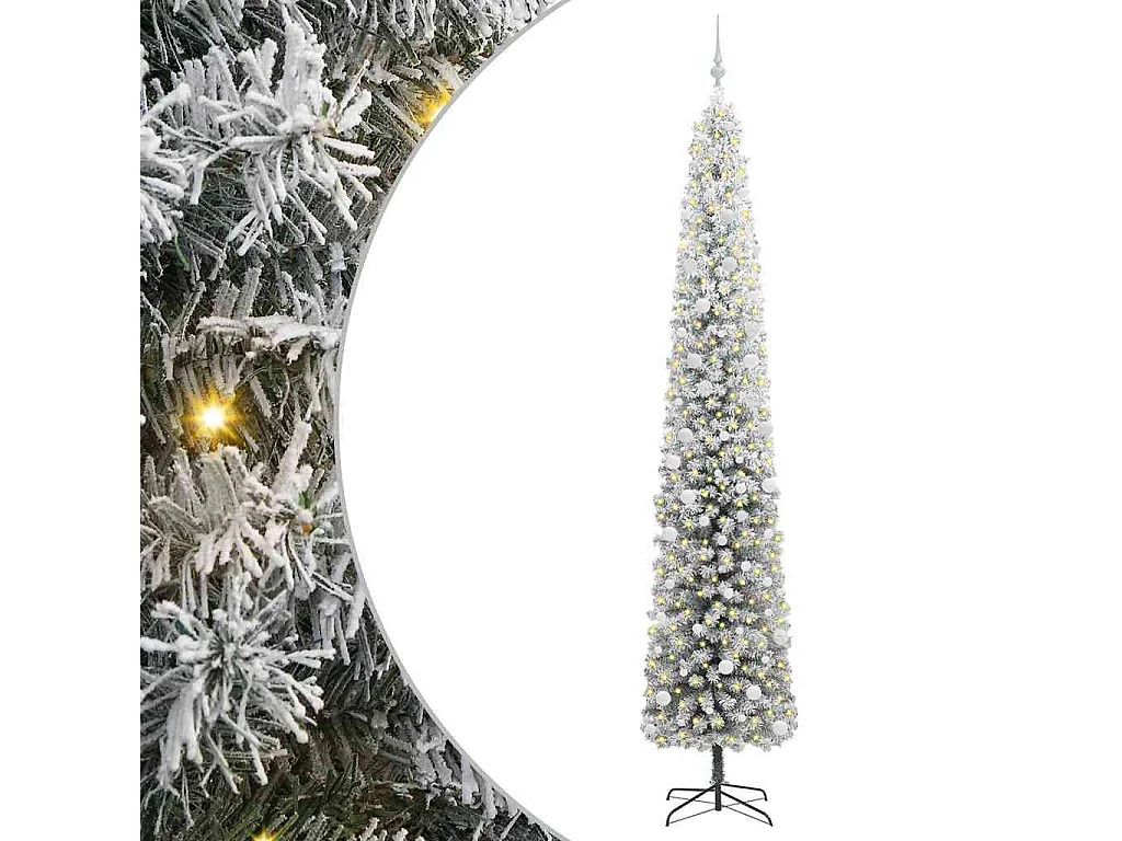 Kunstkerstboom Groen 300 cm PVC en staal en kunststof