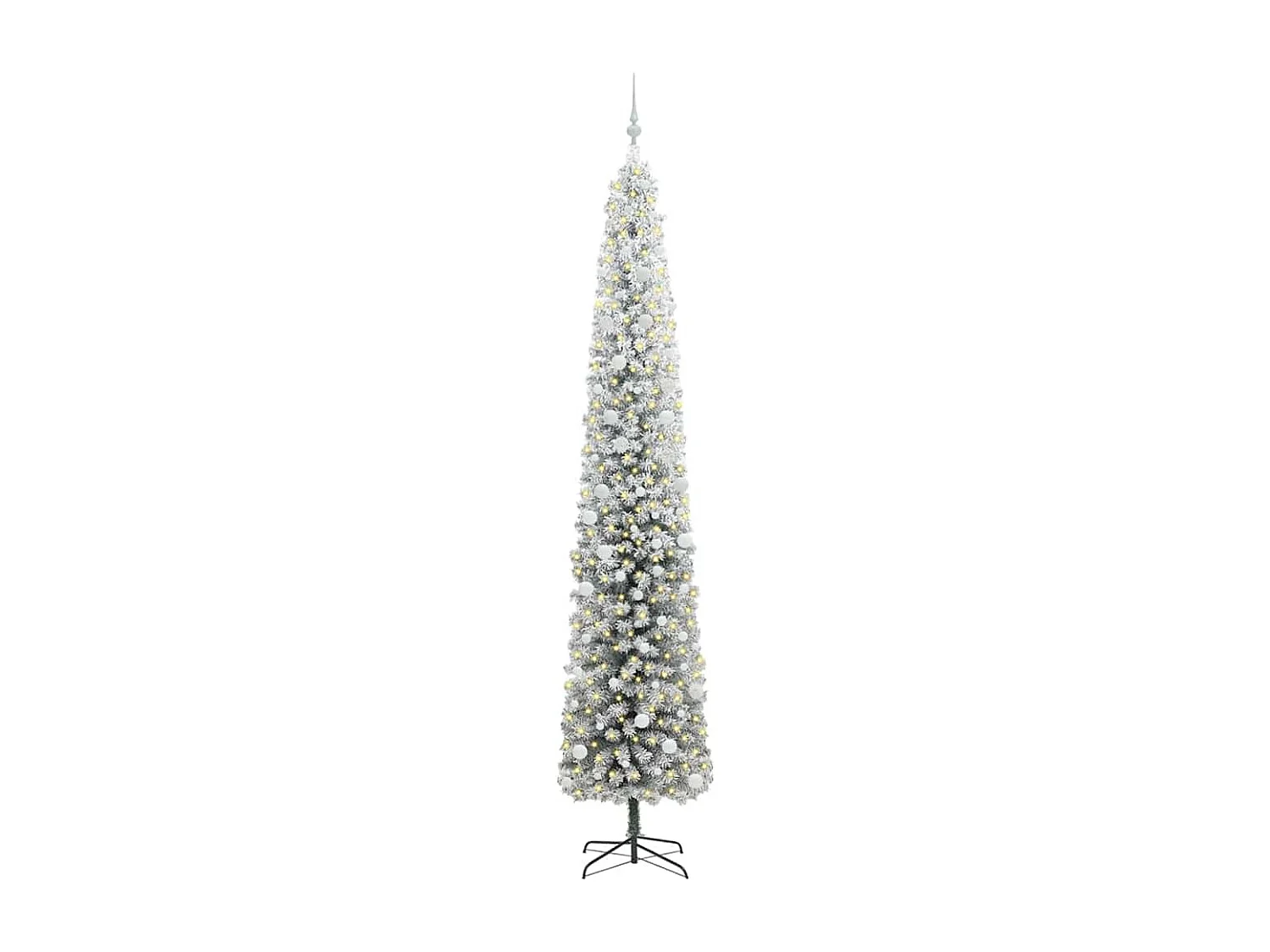 Kunstkerstboom Groen 300 cm PVC en staal en kunststof