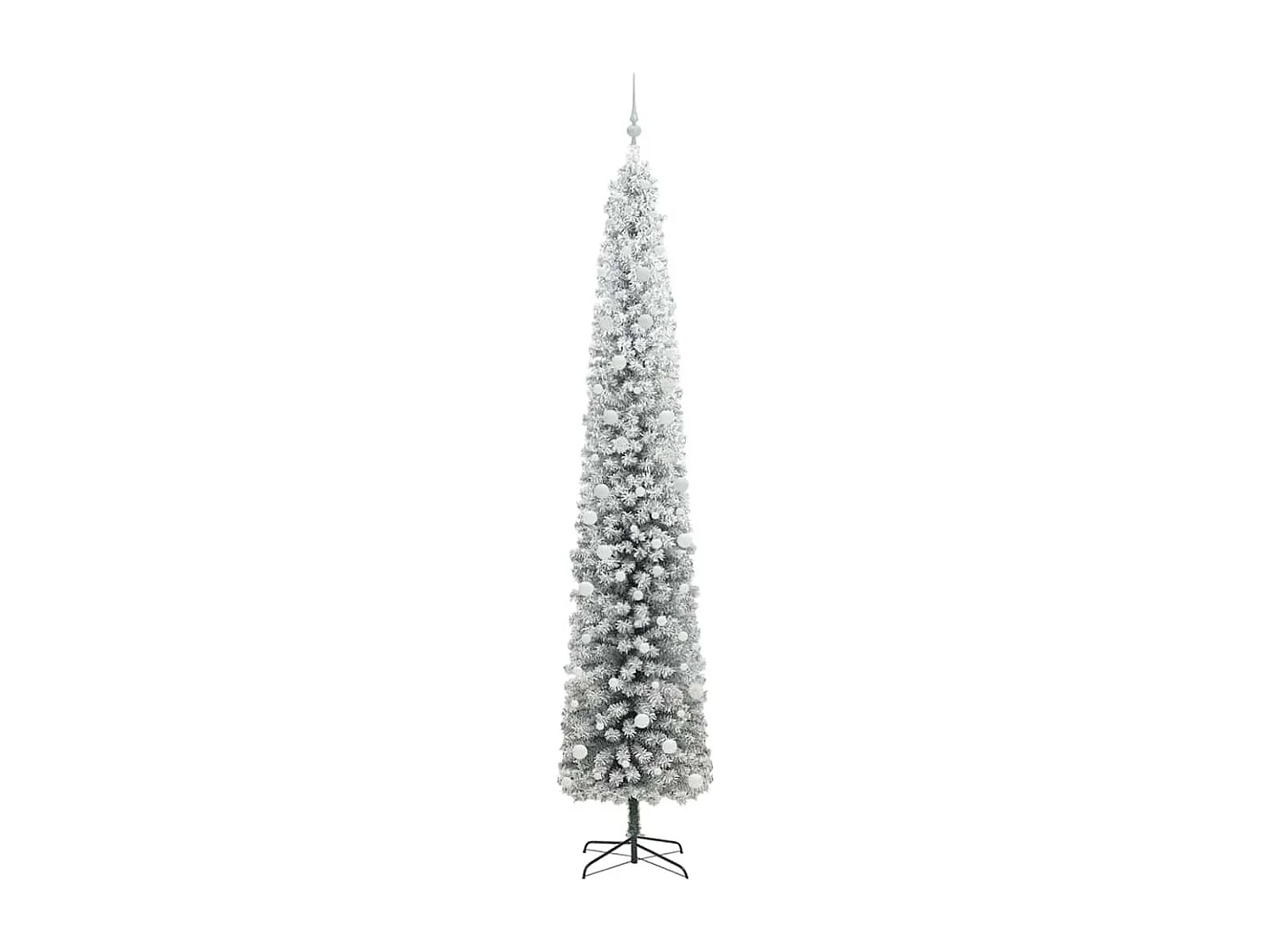 Kunstkerstboom Groen 300 cm PVC en staal en kunststof