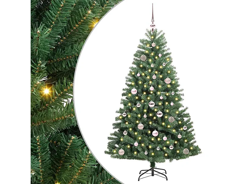 Sapin de Noël Artificiel à Branches Articulées Vert 150 cm