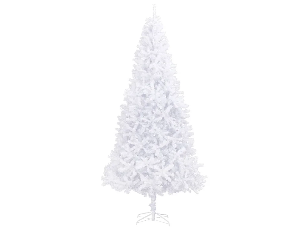 Sapin de Noël artificiel 300 cm Blanc
