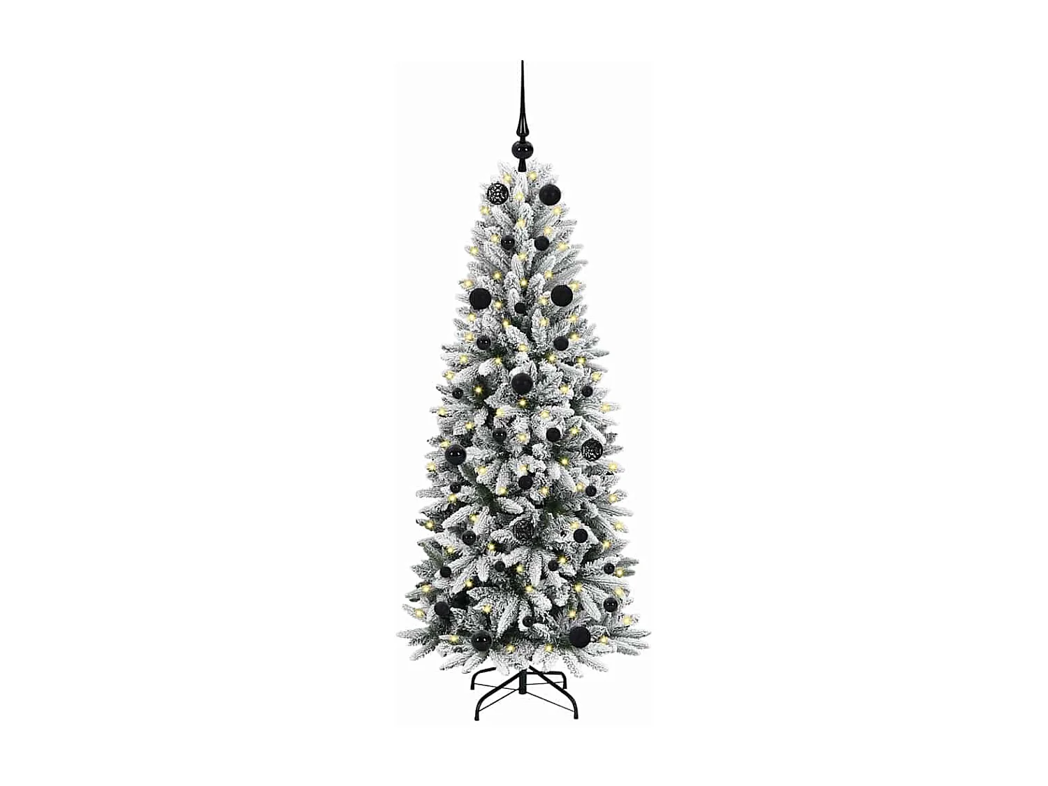 Kunstkerstboom met 150 LED's Wit 63 x 63 x 150 cm