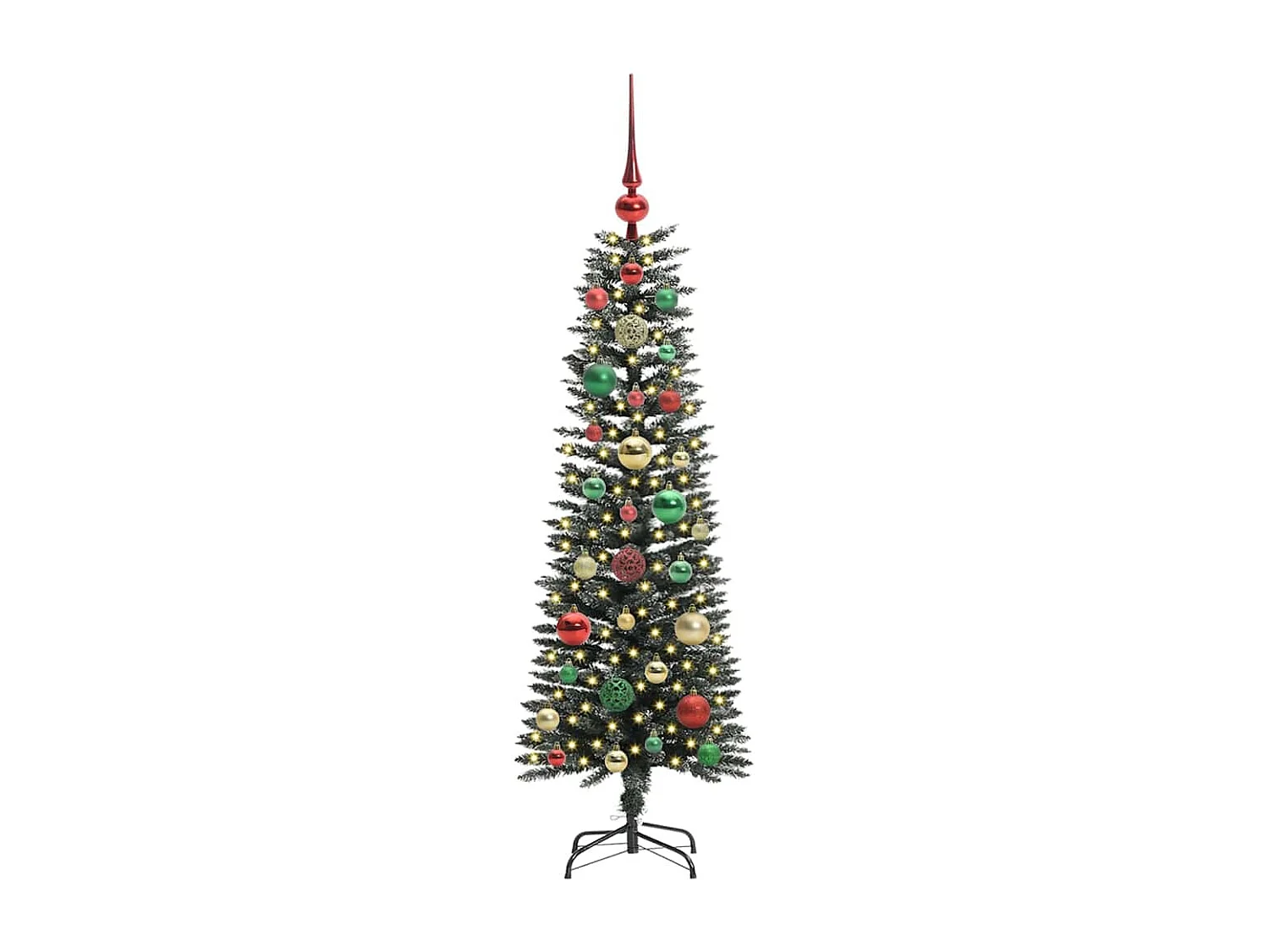 Kunstkerstboom met 150 LED's Groen 40,5 x 40,5 x 120 cm