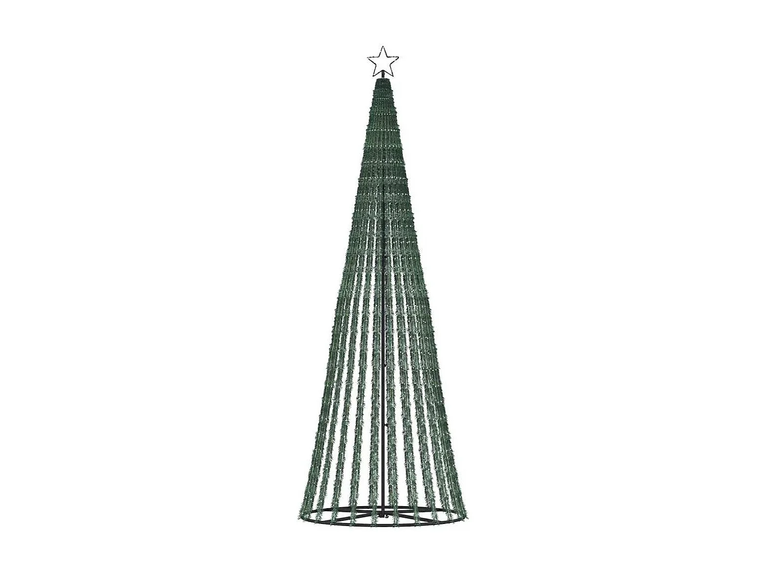 LED Kerstboom 475 gekleurde LED's 247 cm