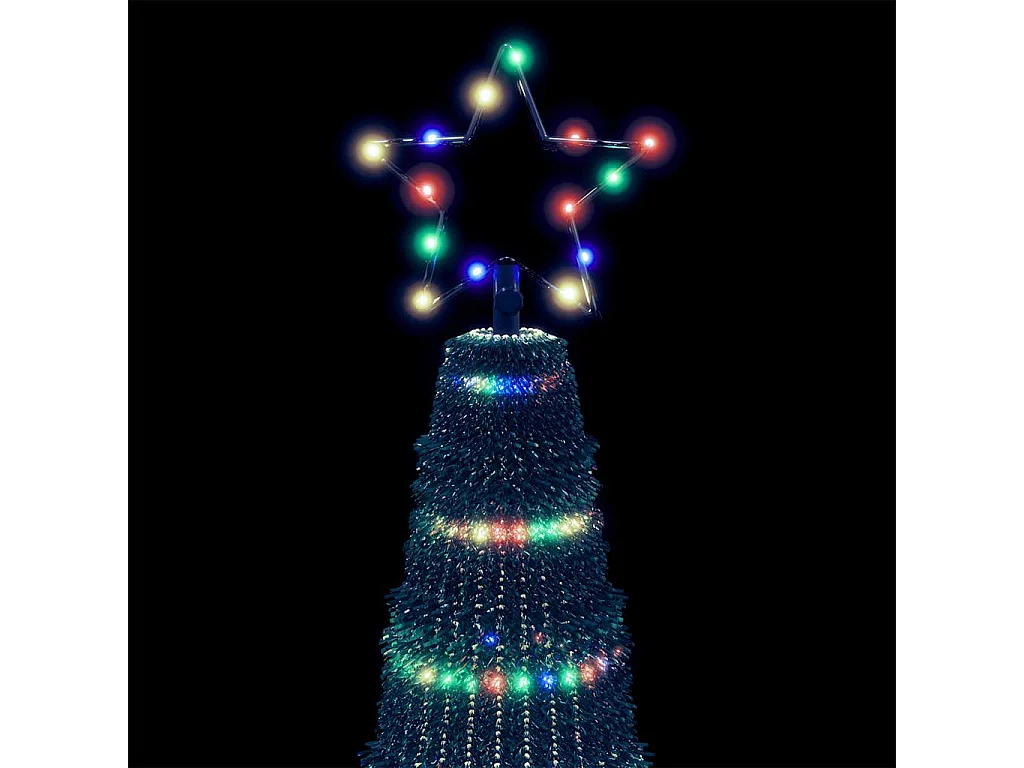 LED Kerstboom 475 gekleurde LED's 247 cm