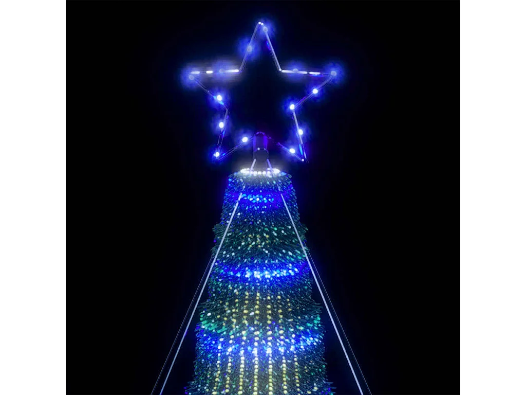 Sapin de Noël à LED 1028 LED bleu 403 cm
