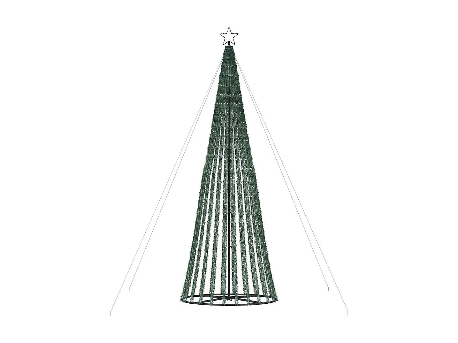 LED Kerstboom 1028 LED's blauw 403 cm