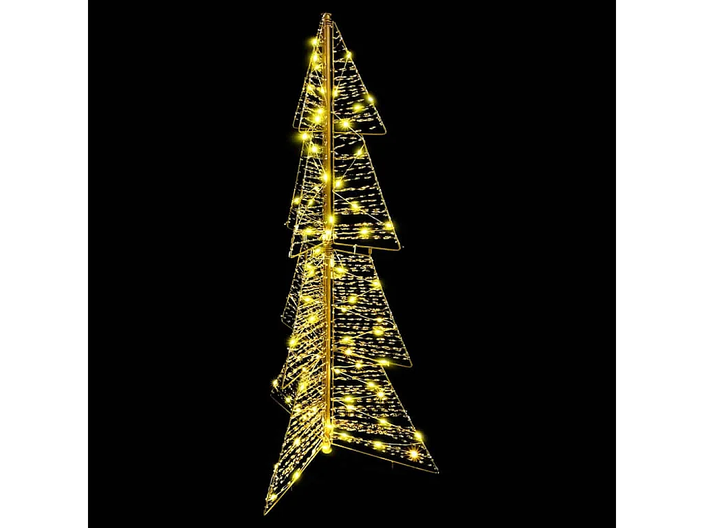 Sapin de Noël avec 100 LED Blanc chaud 120 cm PET
