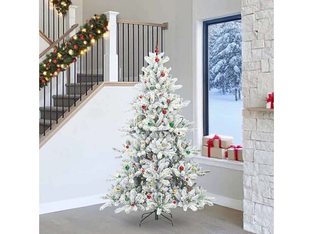 Sapin de Noël Artificiel à Branches Articulées 240 cm PVC