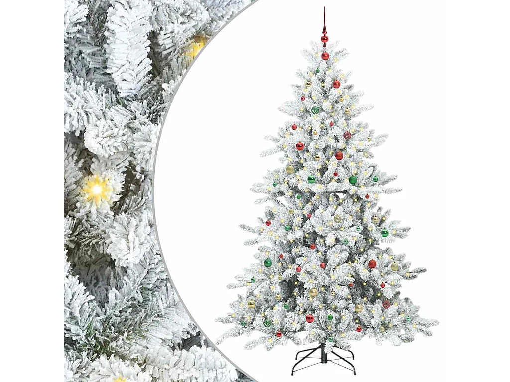 Sapin de Noël Artificiel à Branches Articulées 240 cm PVC