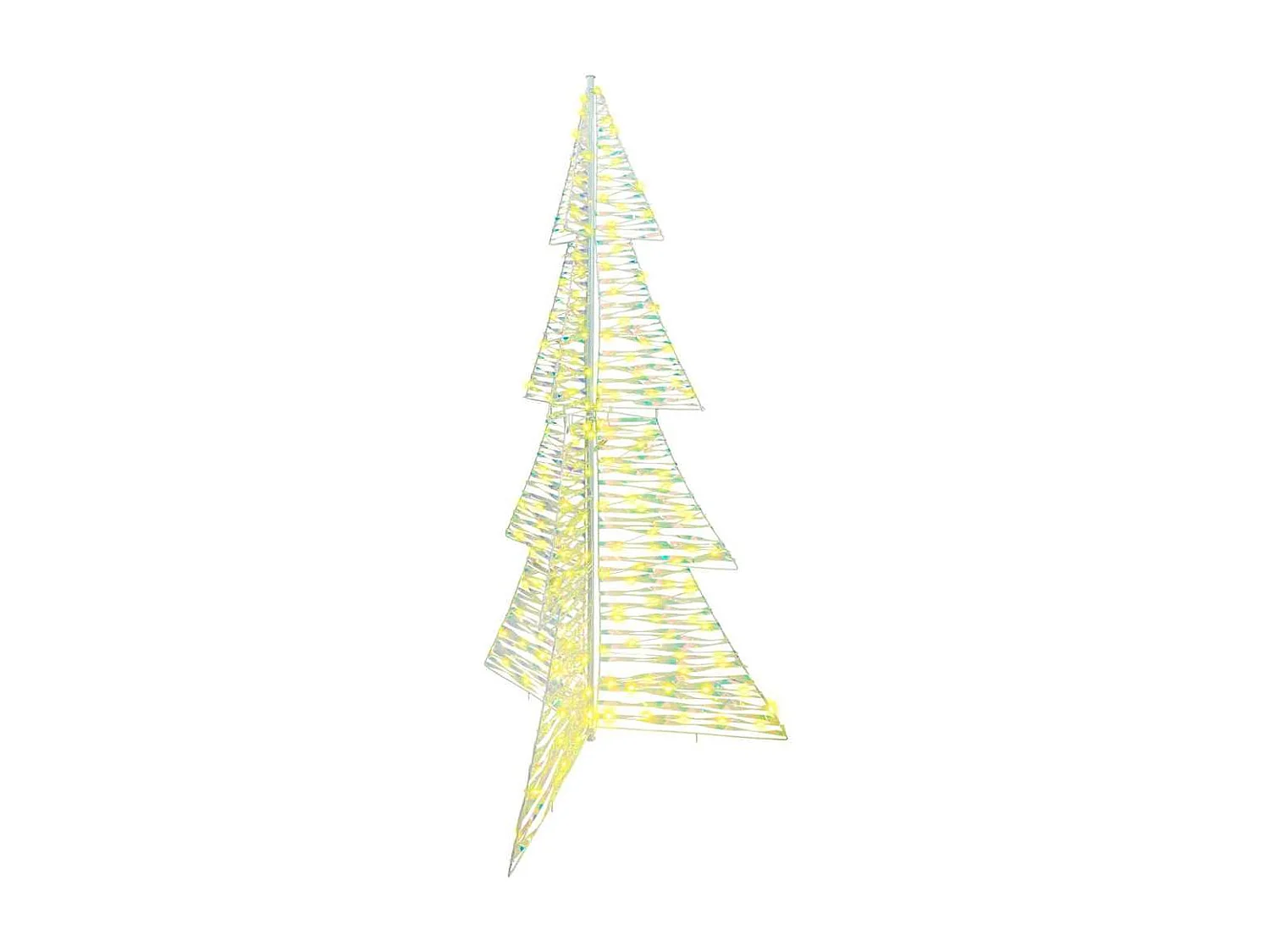 Kerstboom met 240 LED's Warm Wit 180 cm PET