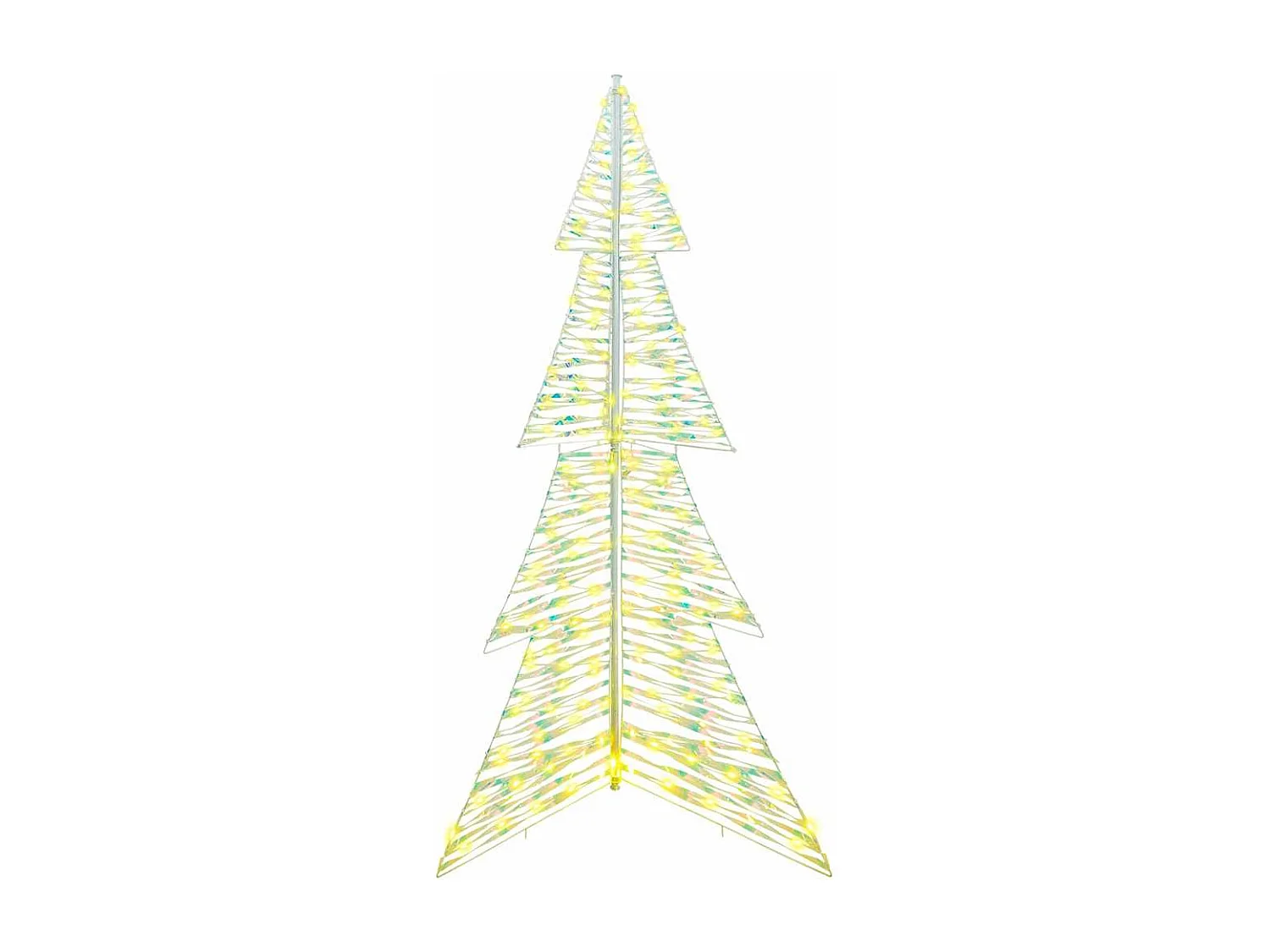 Kerstboom met 240 LED's Warm Wit 180 cm PET