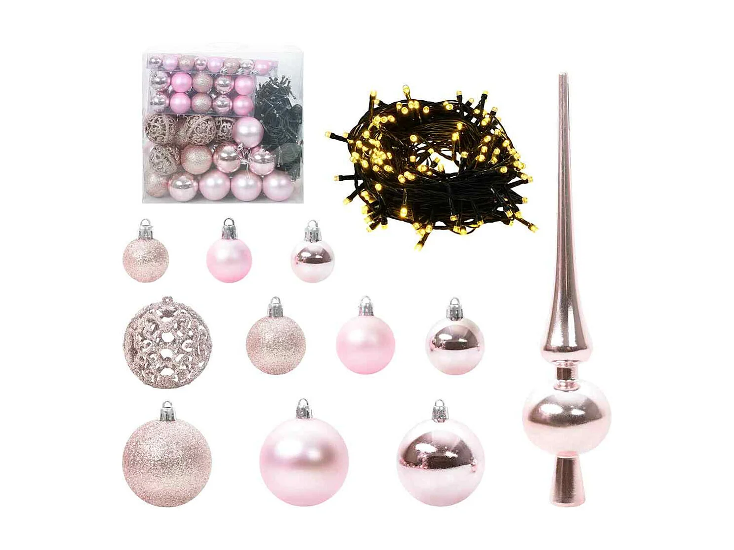 Kunstkerstboom met 300 LED's Groen 180 cm PVC en metaal