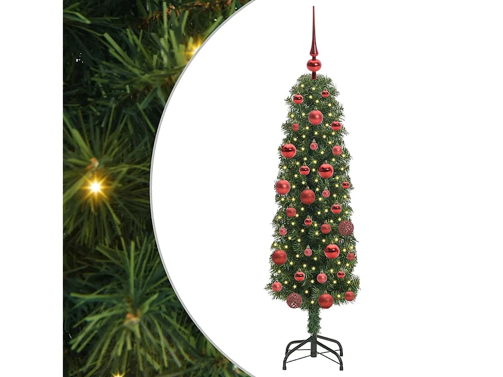 Sapin de Noël artificiel Vert 150 cm PVC et acier et plastique