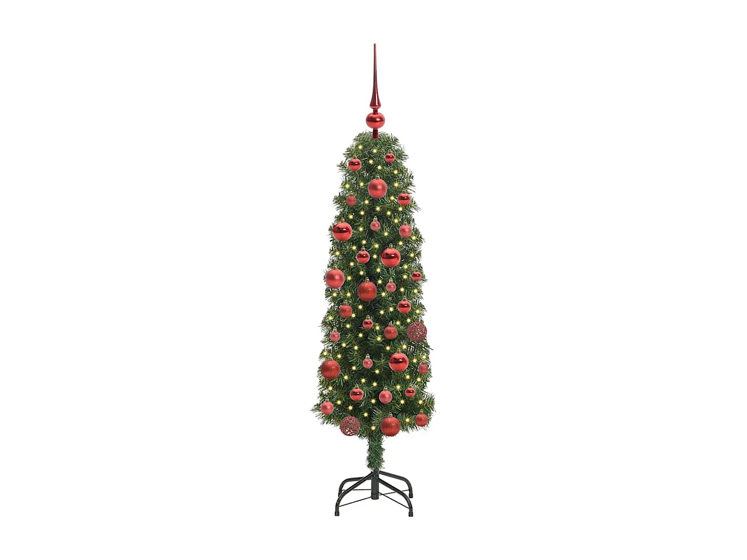 Sapin de Noël artificiel Vert 150 cm PVC et acier et plastique
