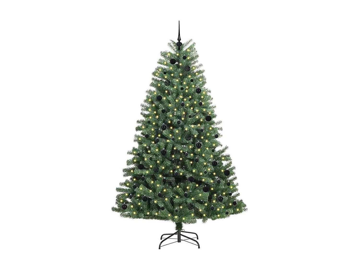 Sapin de Noël Artificiel à Branches Articulées Vert 240 cm
