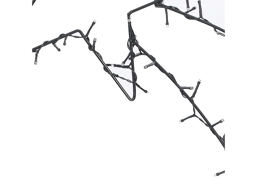 Lumières de Noël silhouette d'étoile filante 115 LED