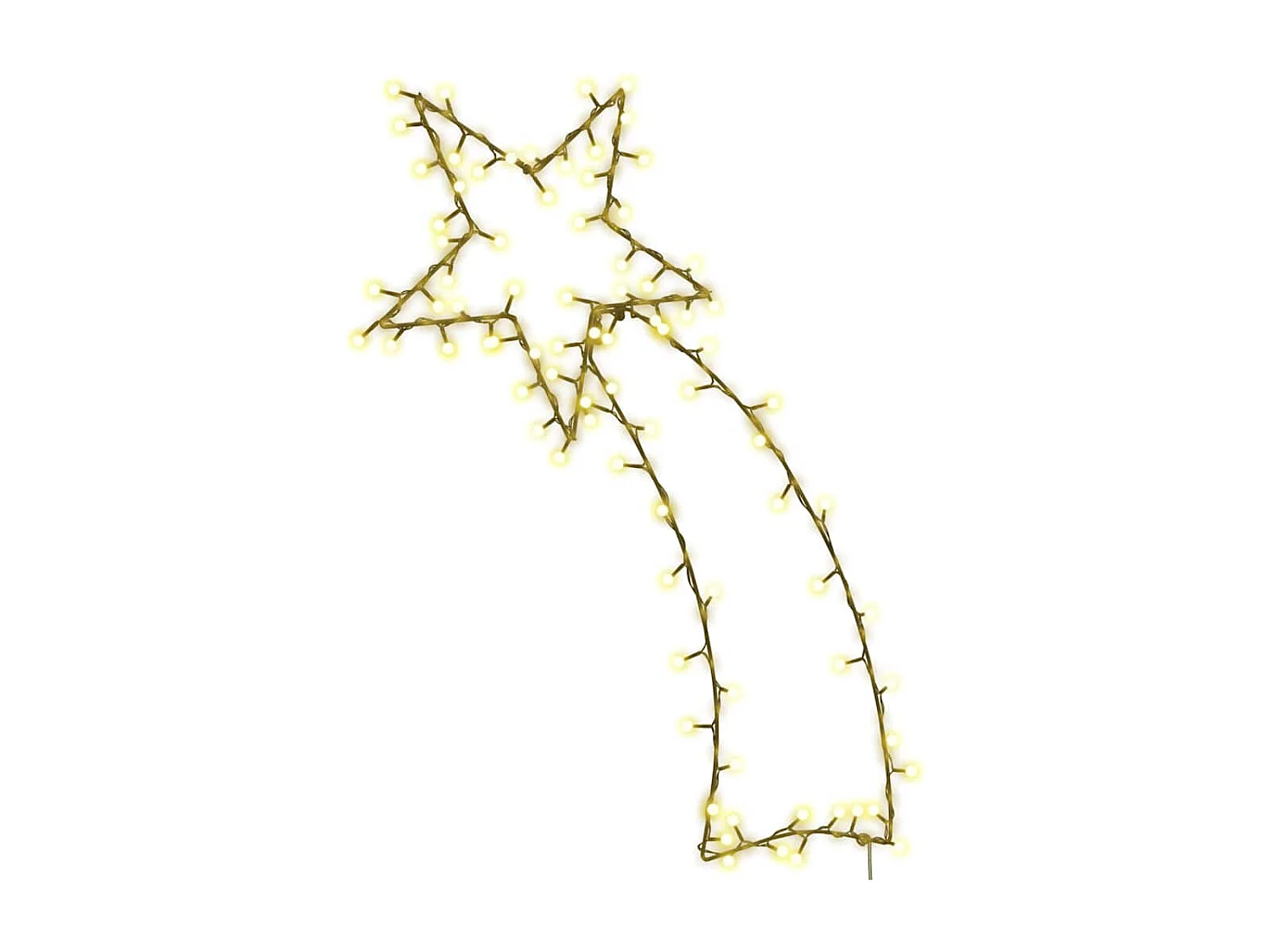 115 LED-silhouetten van vallende sterren als kerstverlichting