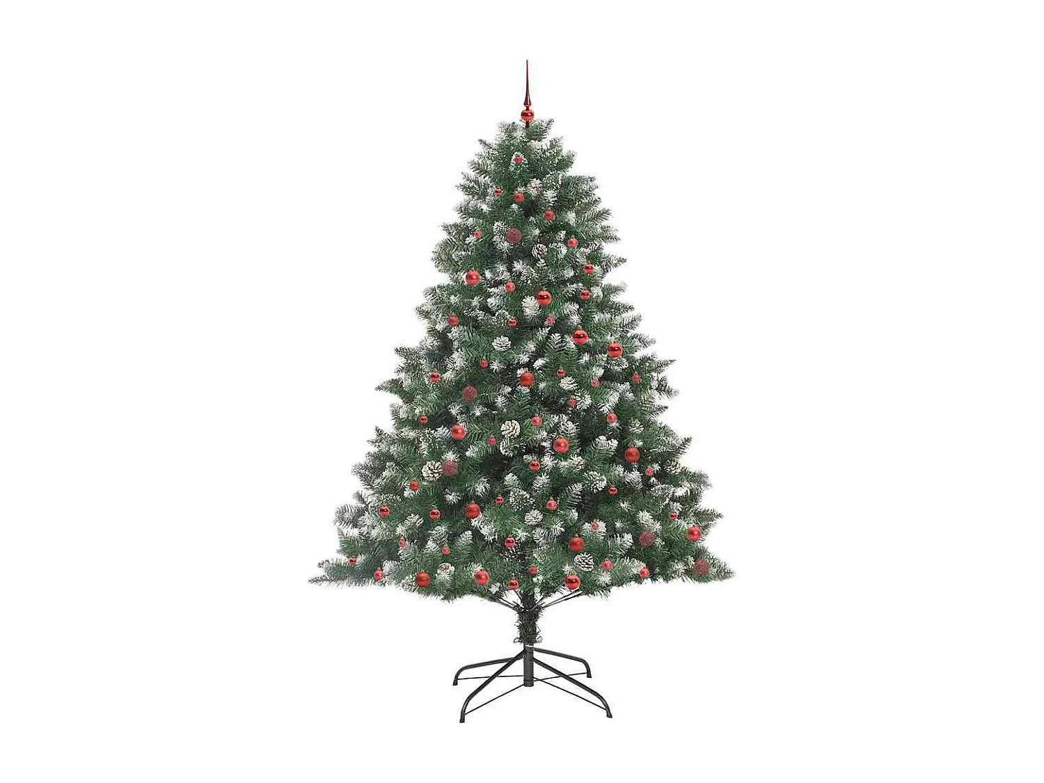 Kunstkerstboom met 300 LED's Groen 160 x 160 x 240 cm