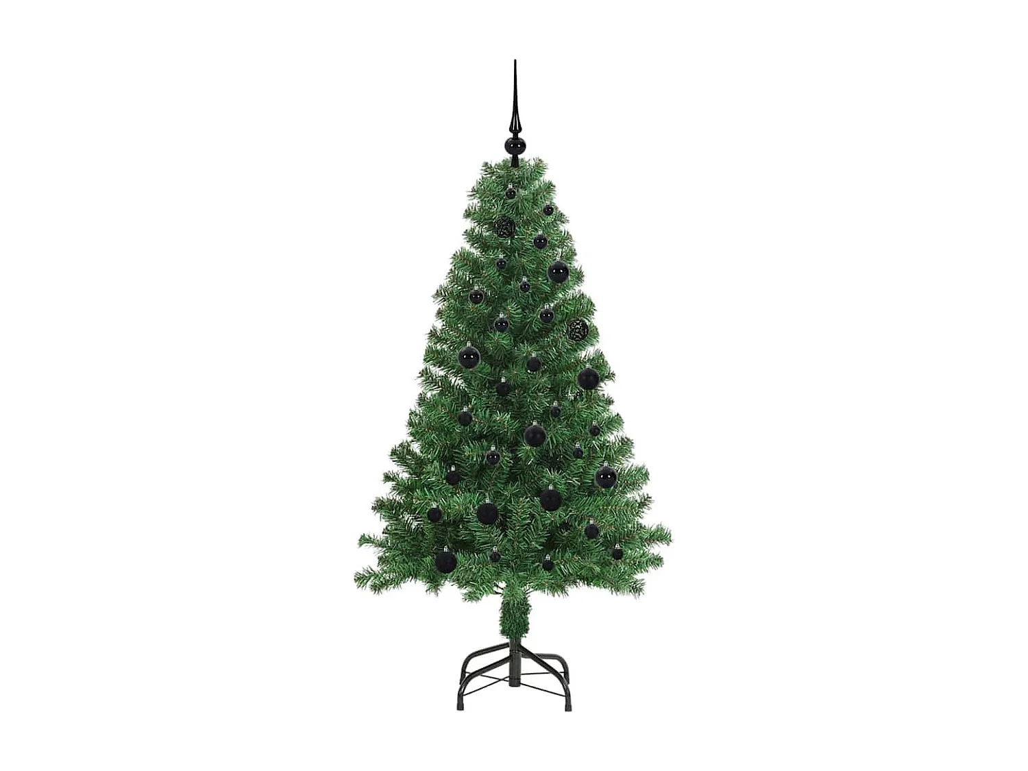Sapin de Noël artificiel Vert 150 cm PVC, Acier et Plastique