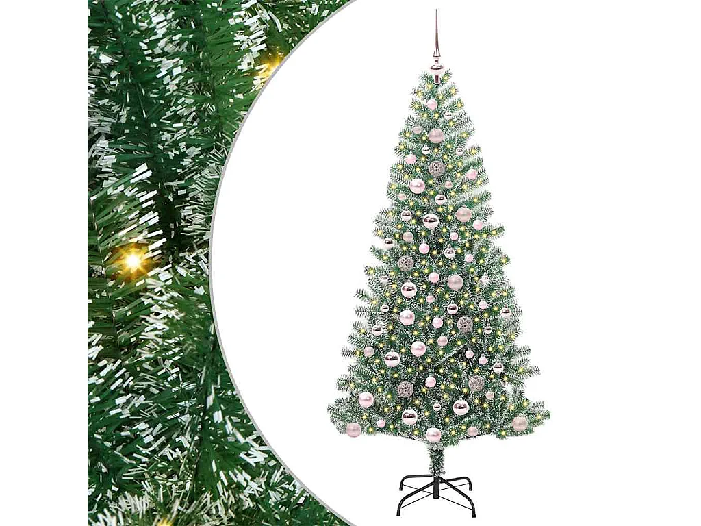 Sneeuwvlok Kunstkerstboom met LED-licht