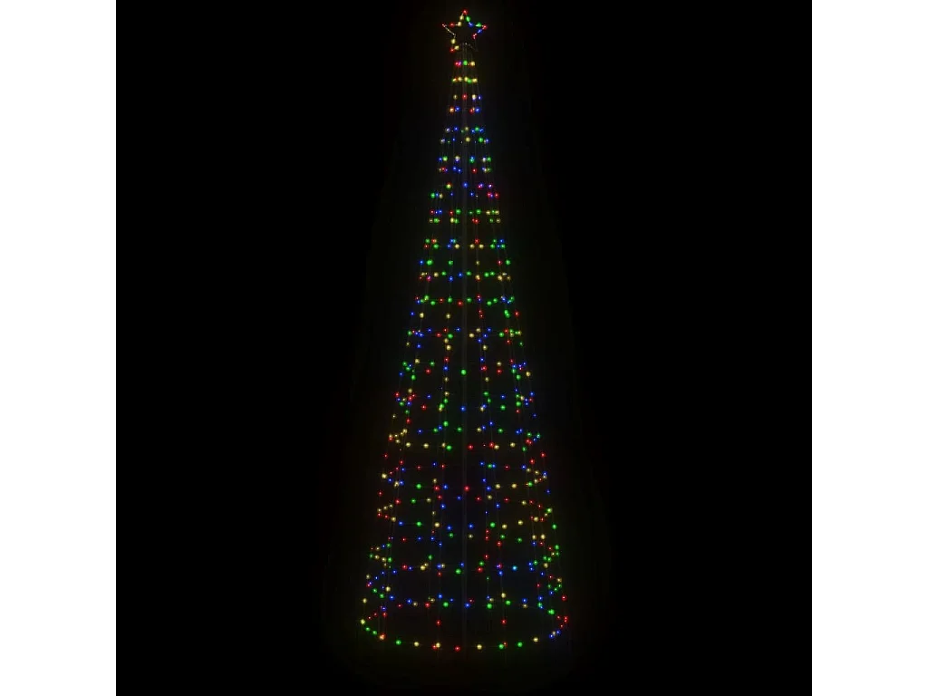 Albero di Natale a LED con punte 570 LED colorati 300 cm