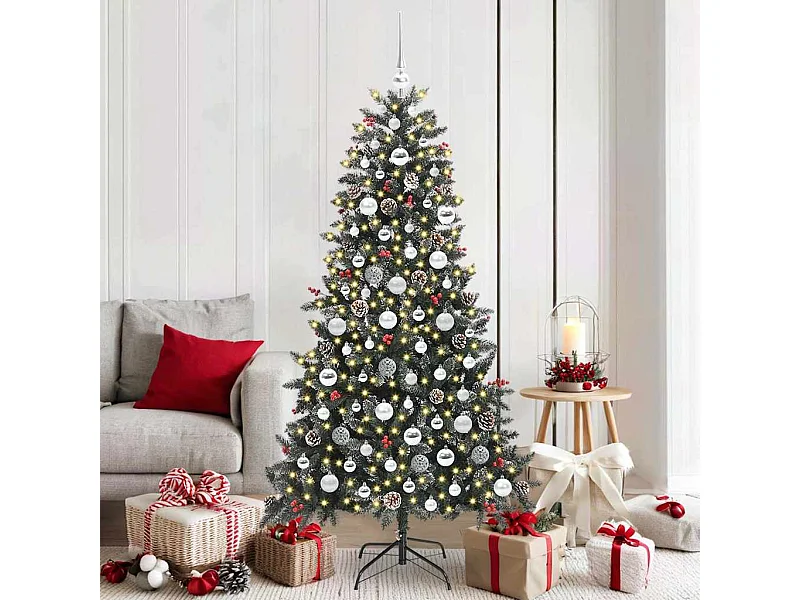 Albero di Natale artificiale con 300 LED Verde 99 x 99 x 180 cm