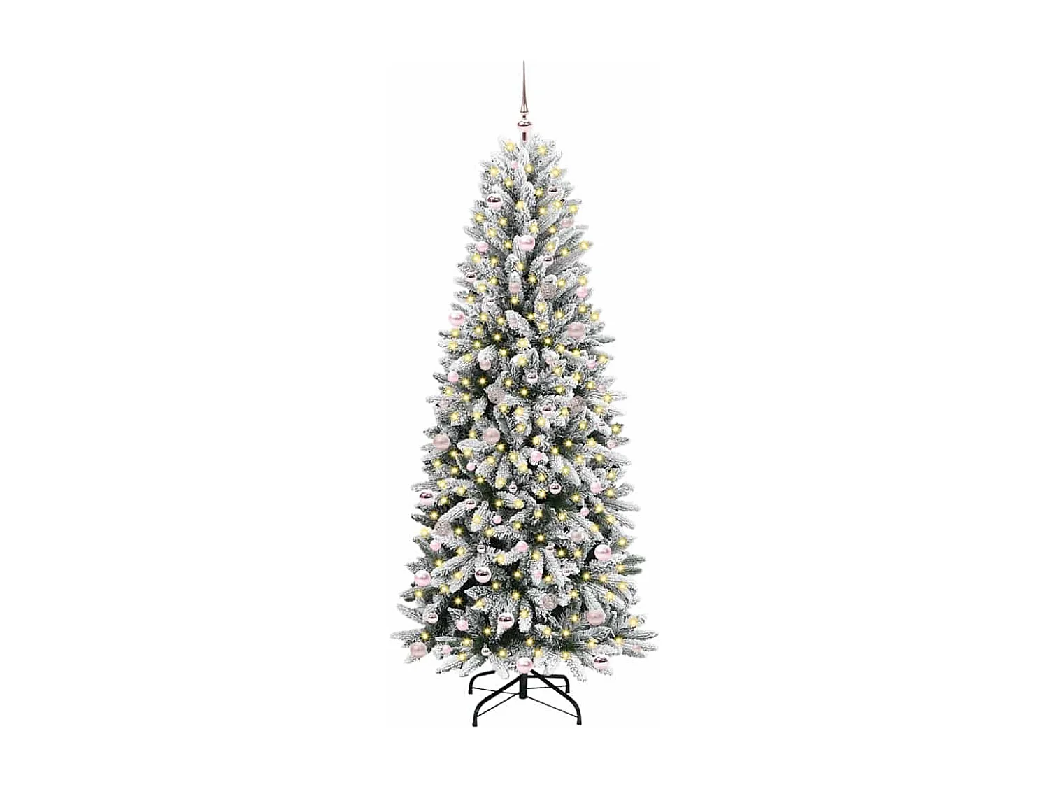 Kunstkerstboom met 300 LED's Wit 93 x 93 x 240 cm