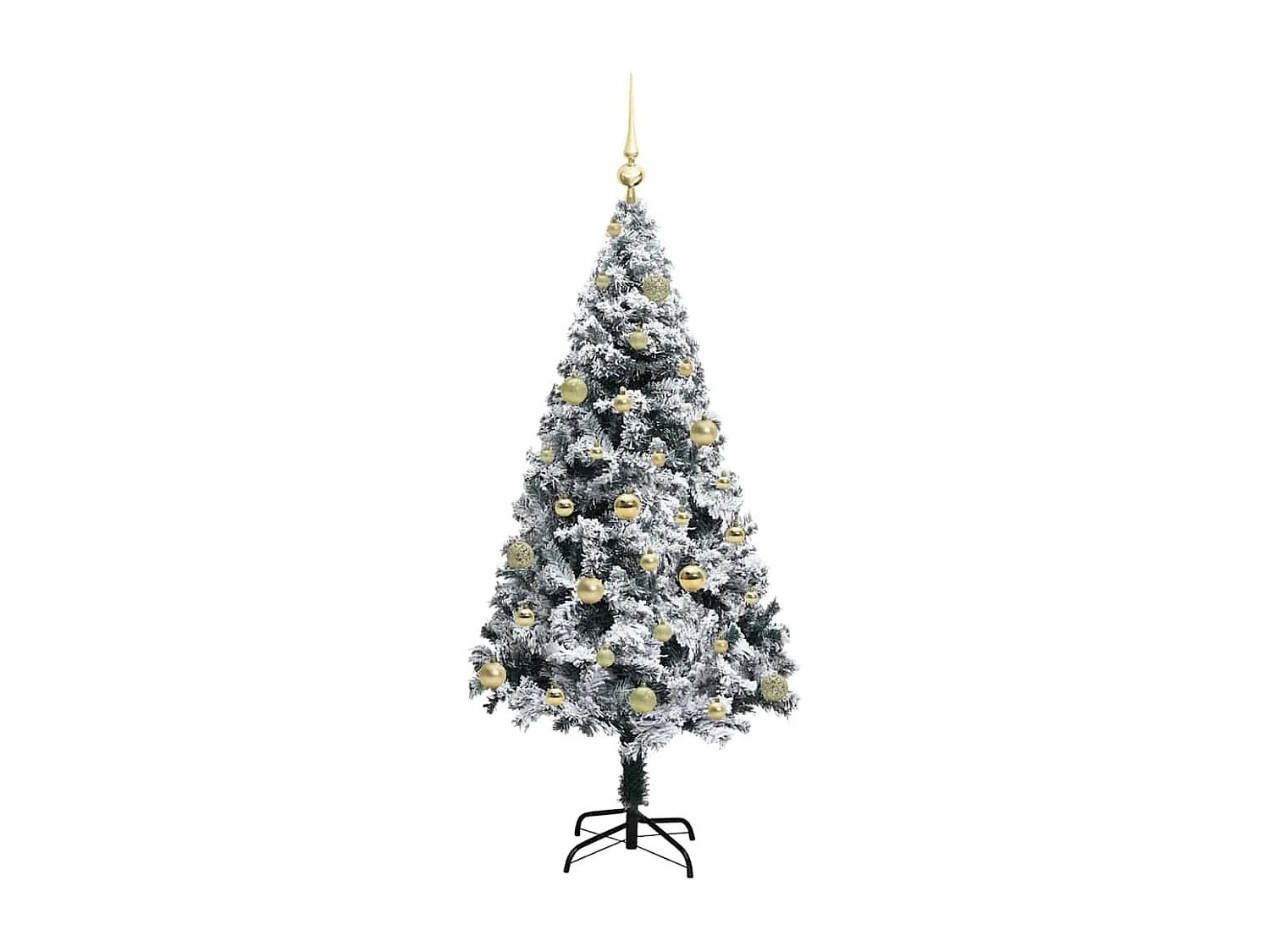 Sapin de Noël artificiel Vert 150 cm PVC, Acier et Plastique