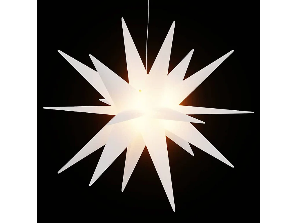 Kerstverlichting met opvouwbare LED wit 57 cm