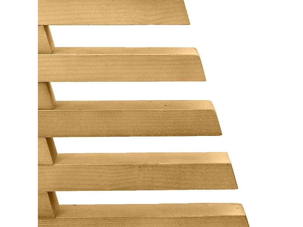 Arbre de Noël en bois Marron 150 cm Bois massif en pin