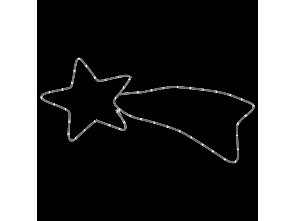 Kerst Comet Figuren 48 LED 3 stuks Warm Wit 65x28 cm