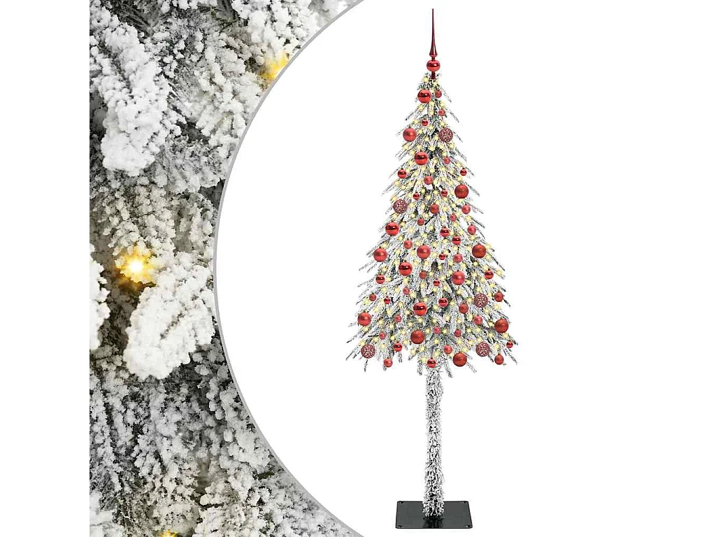 Kerstboom met 300 LED's Wit 180 cm PE en Staal