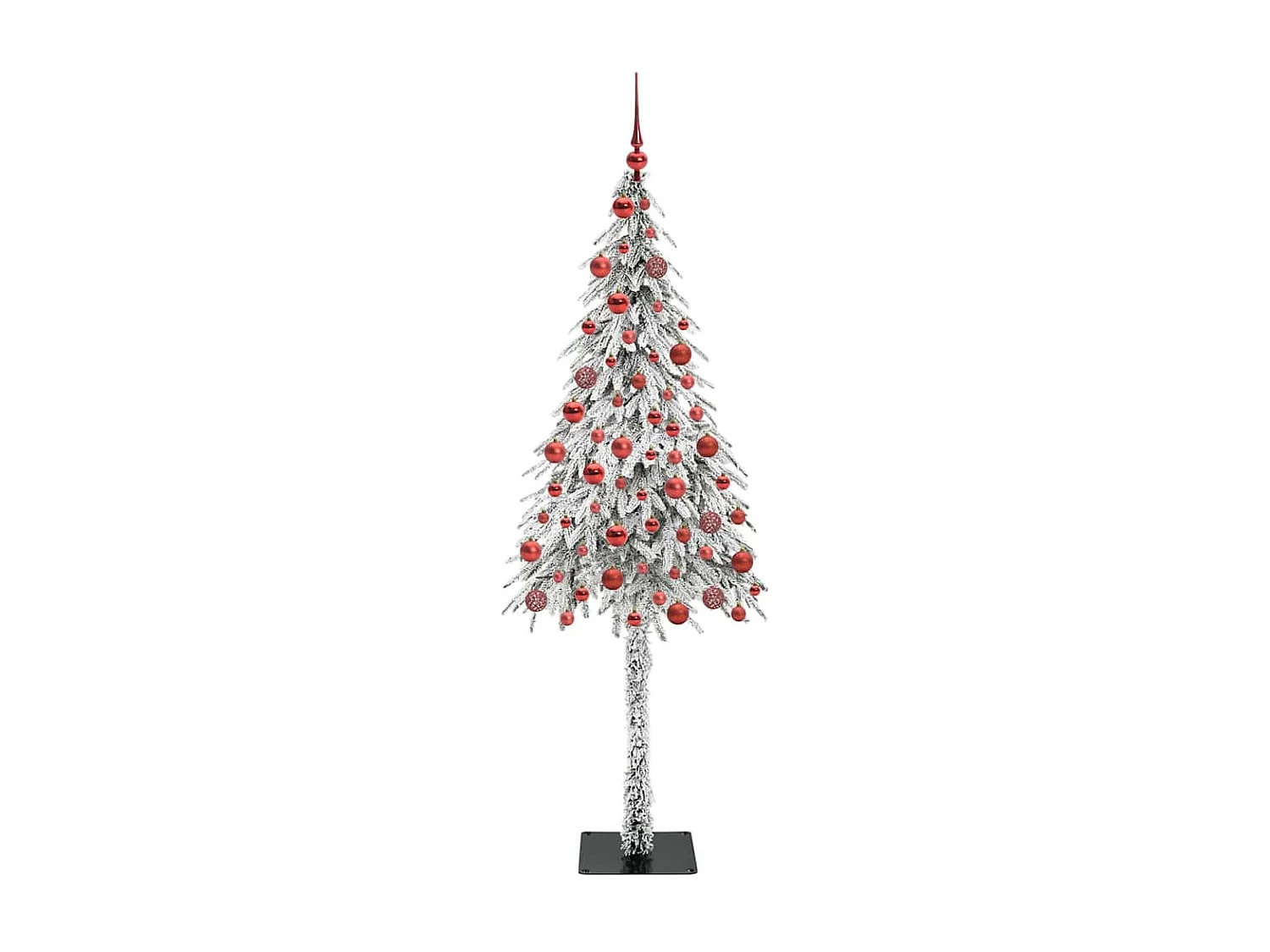 Kerstboom met 300 LED's Wit 180 cm PE en Staal