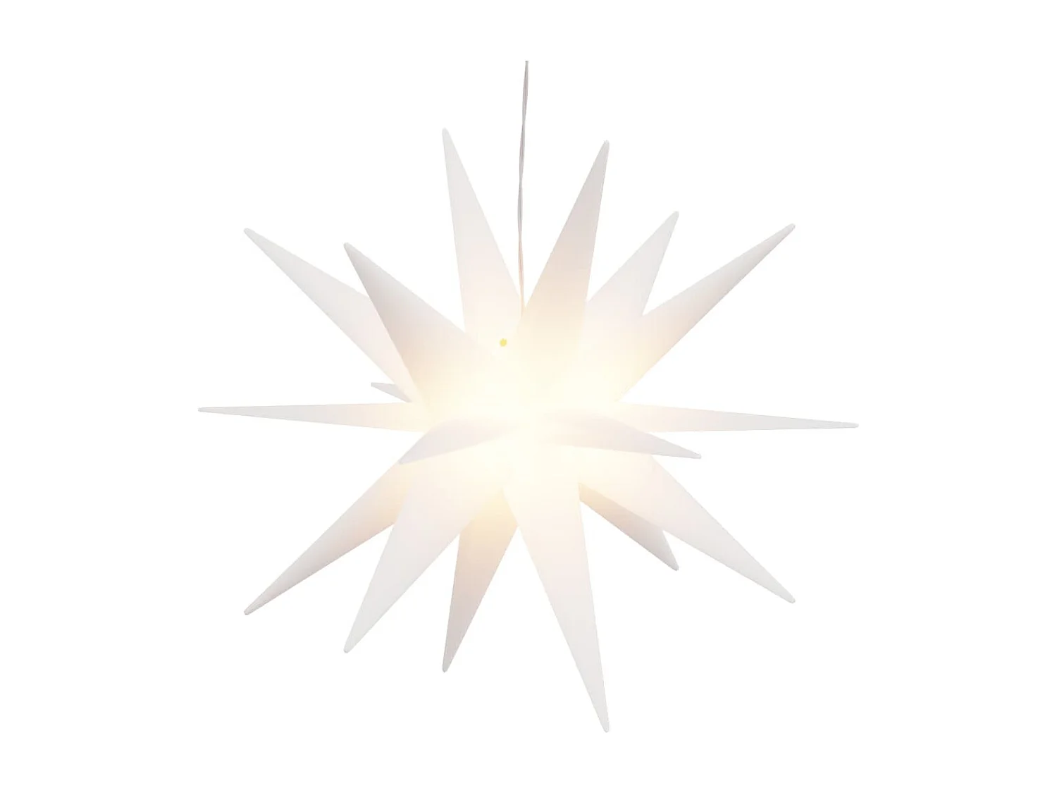 Lumières de Noël avec LED 3 pcs pliable blanc 100 cm