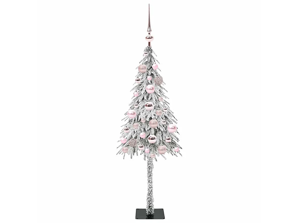 Sapin de Noël avec 150 LED Blanc 120 cm PE et Acier