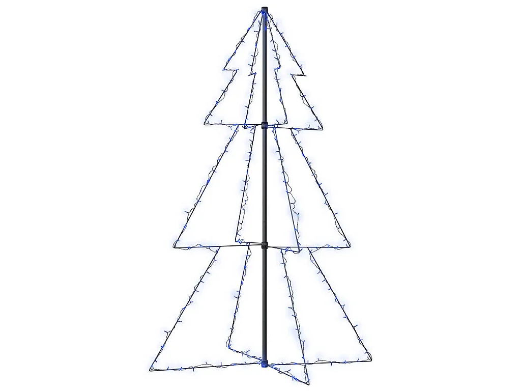 Arbre de Noël cône 200 LED d'intérieur/d'extérieur 98x150 cm
