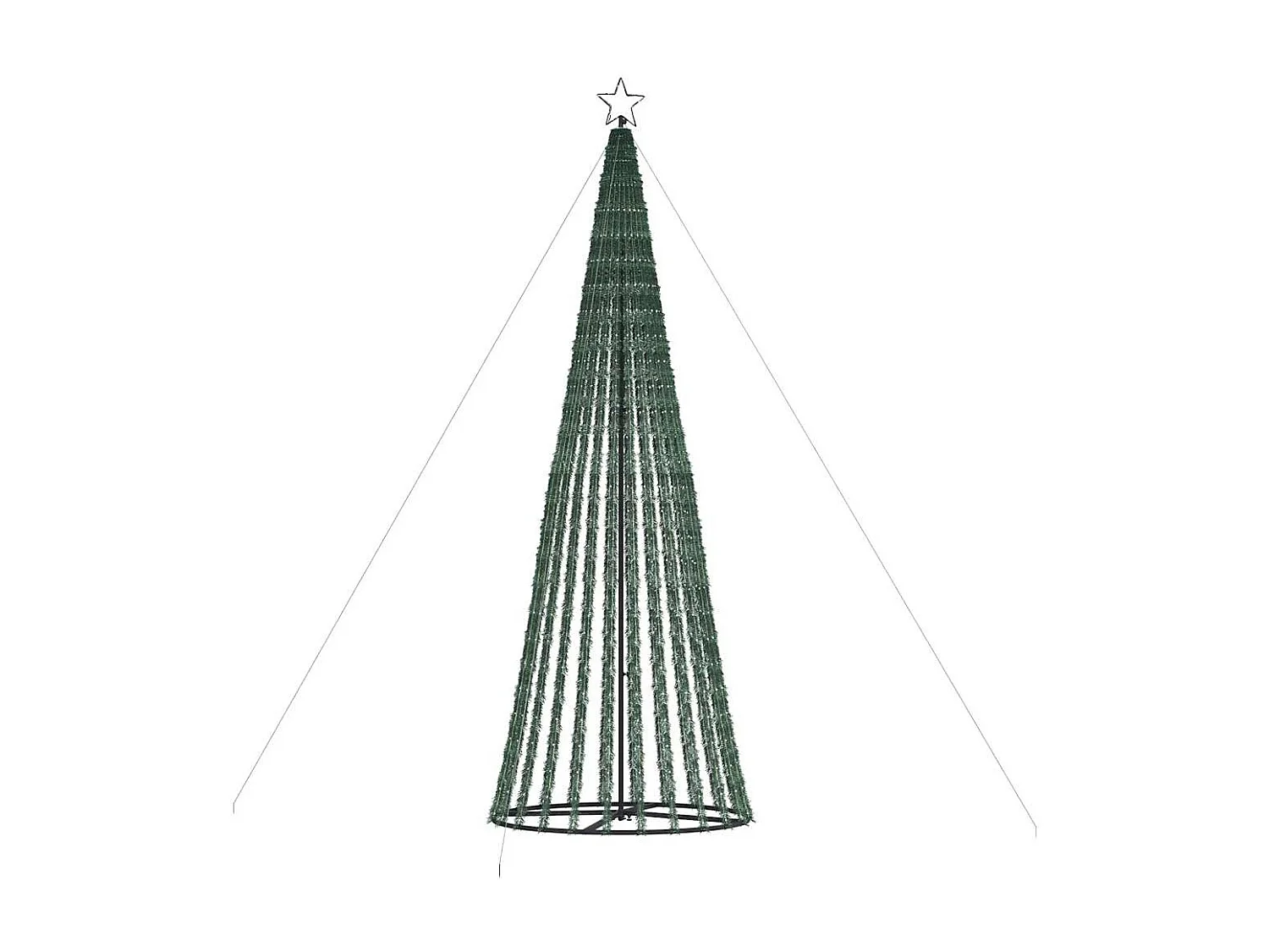 Sapin de Noël à LED 1028 LED blanc froid 403 cm