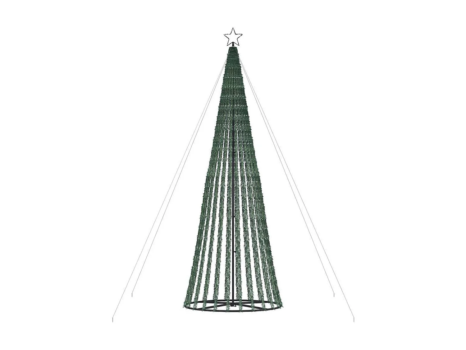 LED kerstboom 1028 LED's koud wit 403 cm