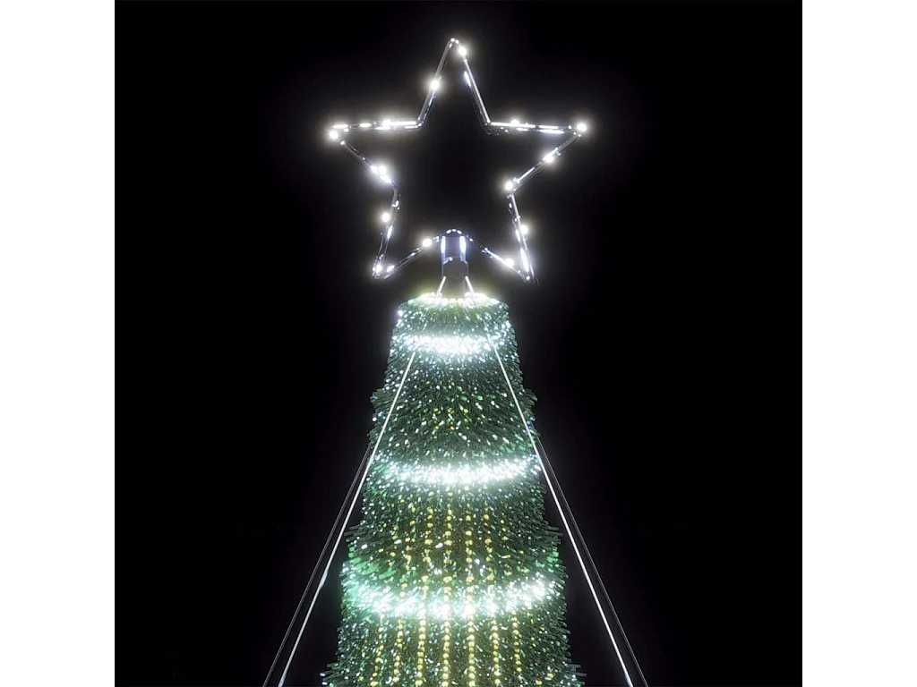 LED kerstboom 1028 LED's koud wit 403 cm