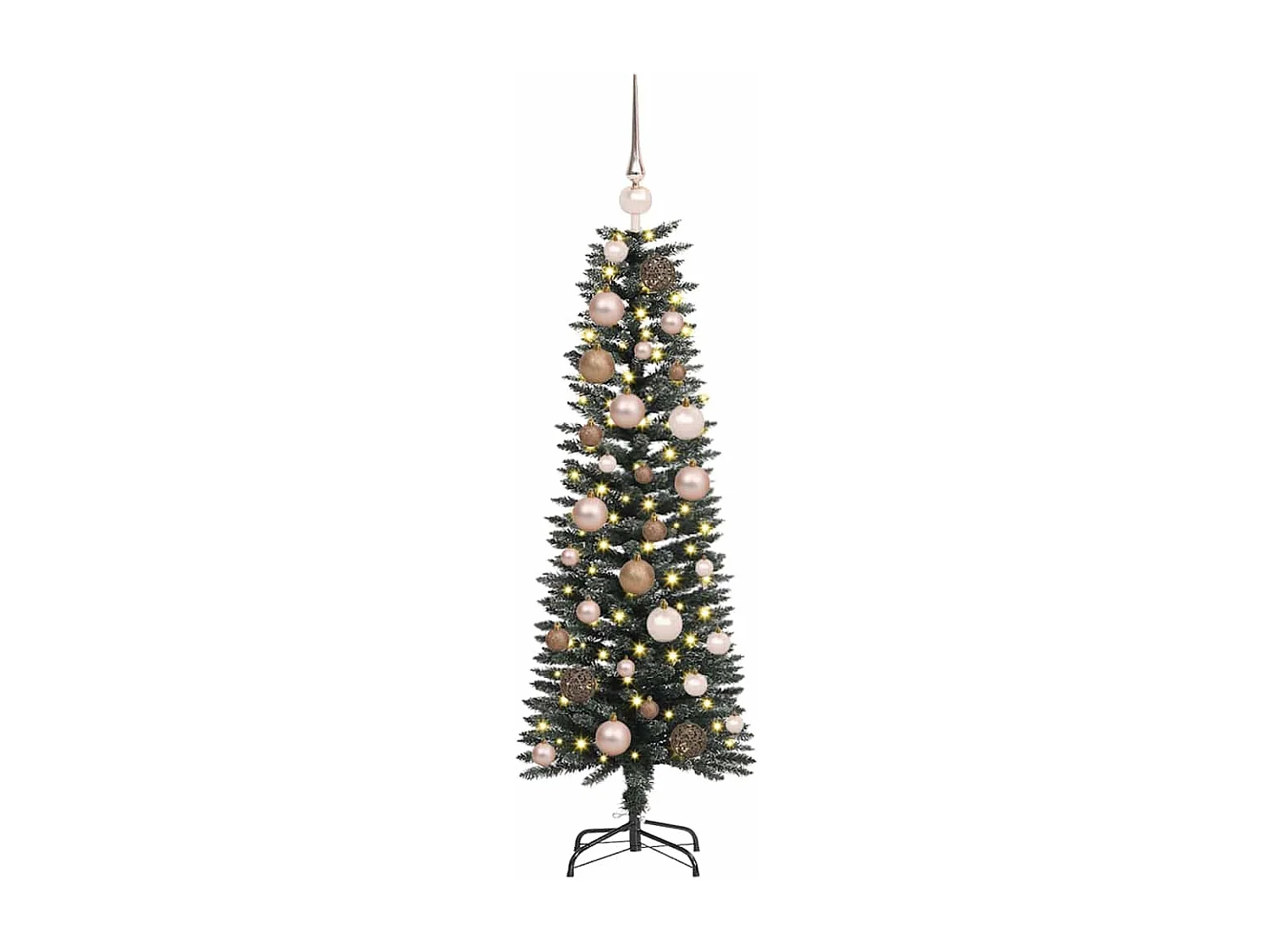 Albero di Natale artificiale con 150 LED Verde 40,5 x 40,5 x 120 cm